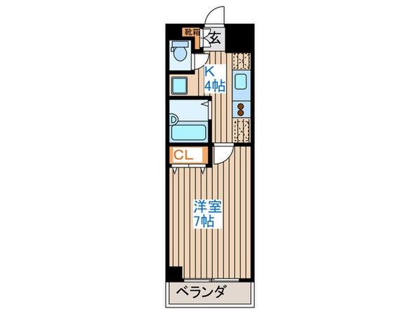 サンヴァーリオ新田駅前Ⅴの物件間取画像